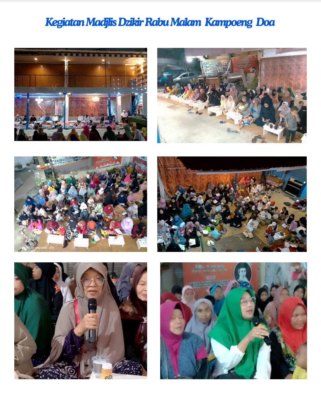 Majlis Dzikir Rabu Malam